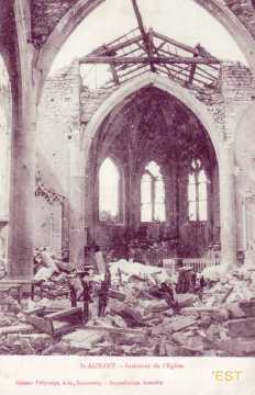 Eglise détruite (Saint-Agnant)
